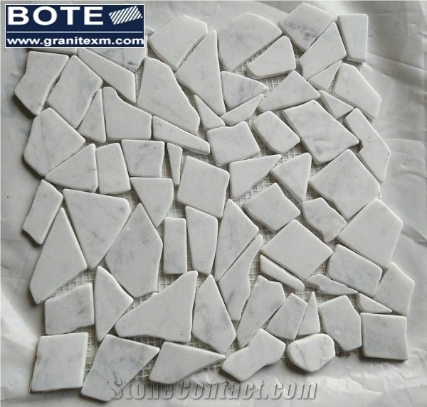 Palladian Marble Mosaic Tile Carrara White