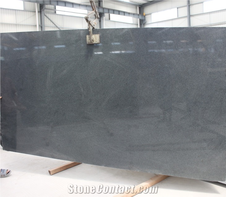 G654 Granite Slabs, Seasame Black Granite