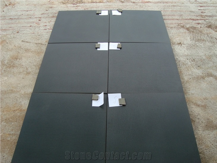 Hainan Black Basalt Tiles, Natural Black Basalt