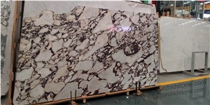 calacatta viola marble slabs for wall cladding