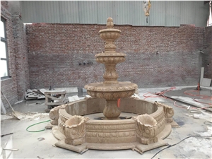 Henan Yellow Stone Sculptured Landscaping Fountain