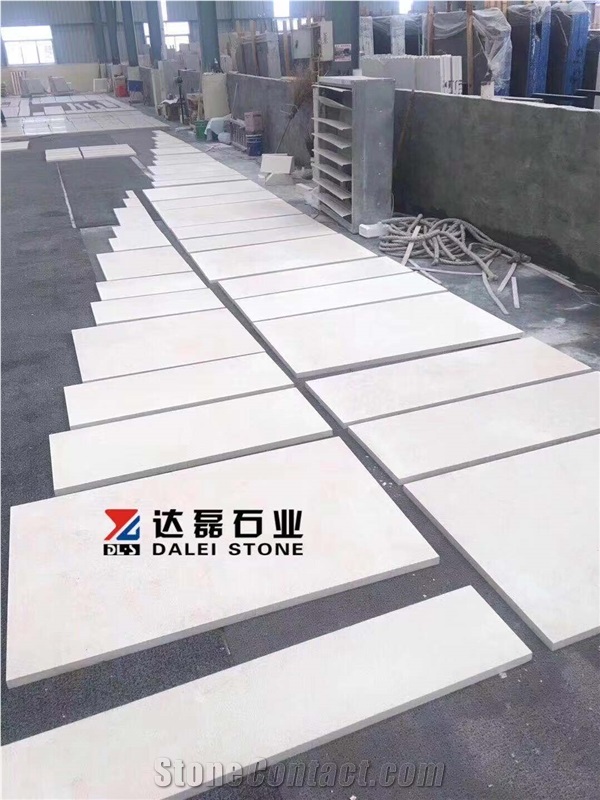 Beige Limestone Wall Tiles Flooring Slab