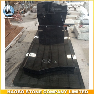 Black Granite Monument High Quality Tombstone