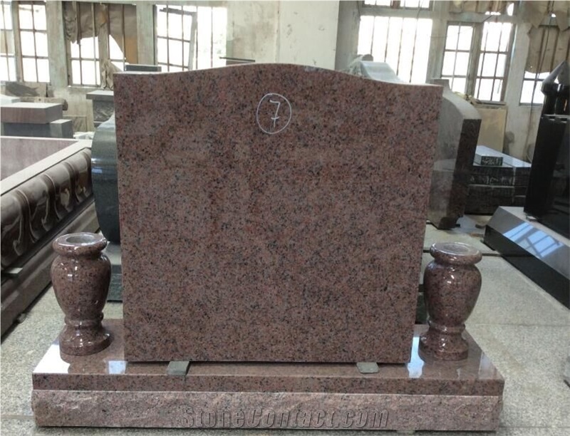China White Marble Monument,Serp Top Memorials