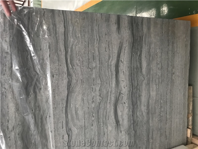 Blue Oak Wood Vein Marble for Bathroom Walling