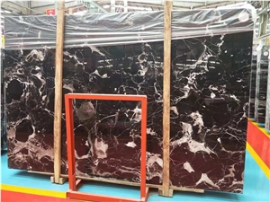 Chinese Black Marble Slab with White Vein for Wall