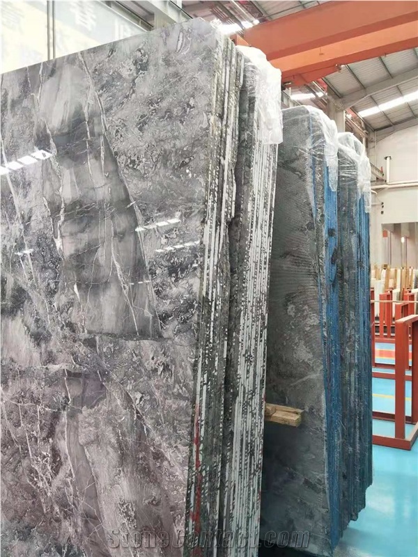 Good Price China Romantic Gray Marble Slabs