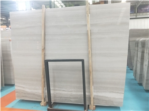 White Wood Marble Beige Marble Polished Floor&Wall
