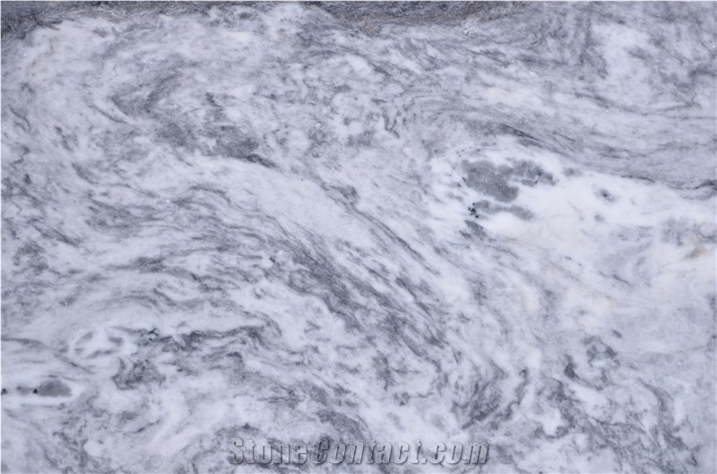 White Storm Marble Slabs