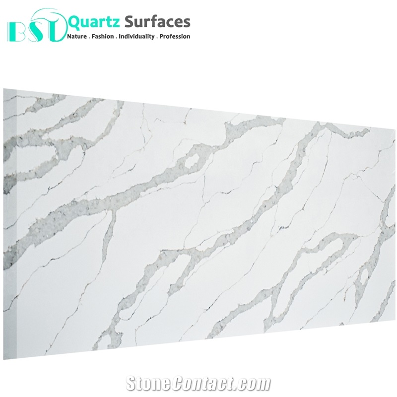 Calacatta White Quartz Engineered Stone
