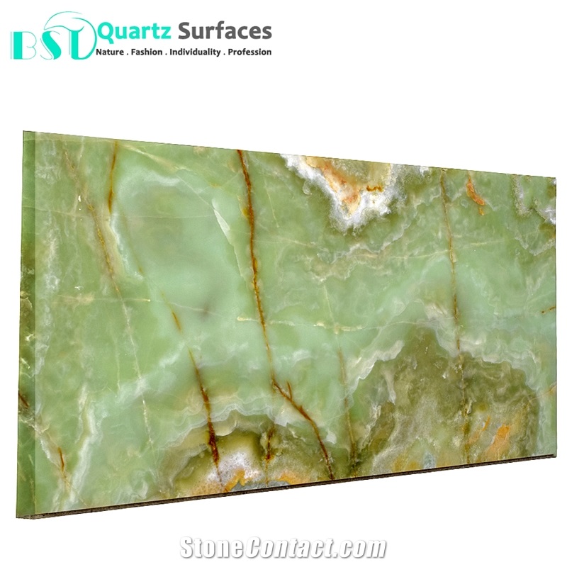 Chinese Green Onyx Slab At A Special Price From China Stonecontact Com