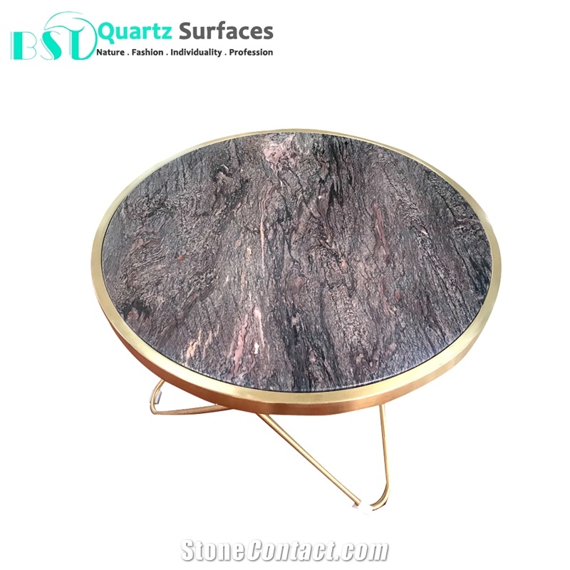 Custom Cut Round Dining Marble Table Tops