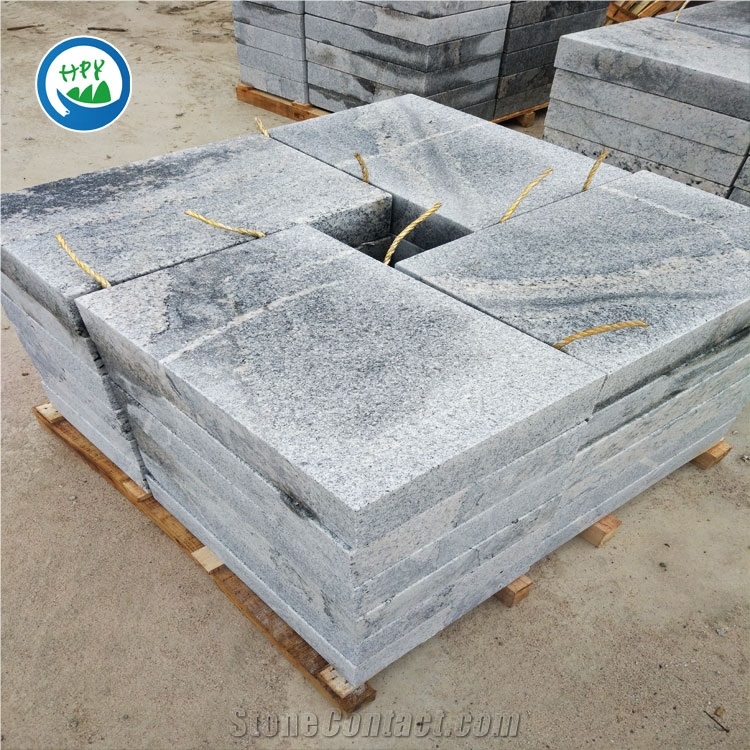 G385 White Granite with Black Veins and Spots