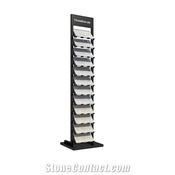 Bespoke Metal Stone Display Stand Rack