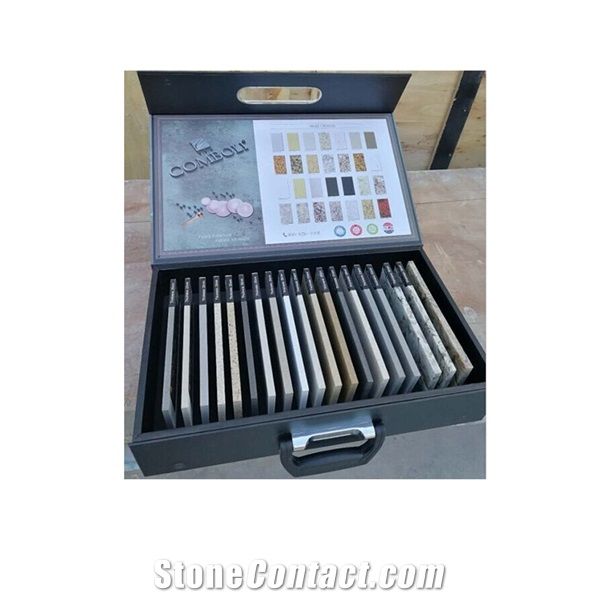 New Marble And Granite Stone Small Sample Display Suitcase