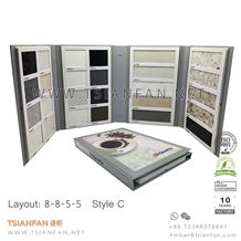 Plastic Granite and Marble Stone Sample Book