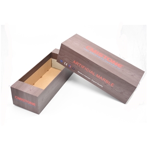 Small Sample Marble Paper Stone Display Box