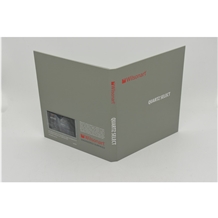 Two Sides Simple Paper Granite Display Book