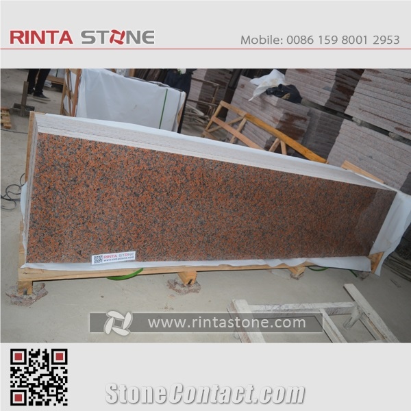 G562 Granite Maple Red Rinta Orange for Worktops