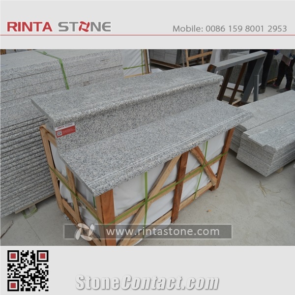 G602 Granite Rinta White Grey Stone Raw Blocks