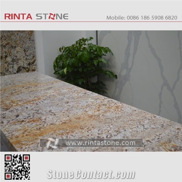 Pisa Gold Granite White Pizza Rinta Stone Worktops
