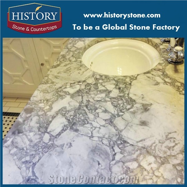 Calacatta Quartzite Marble Kitchen Countertop