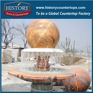 Marble Water Floating Sphere Ball Fountains