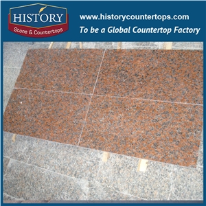 Polishing G562 Maple Leaf Red Granite Floor Tiles