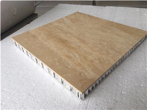 Beige Travertine Stone Composite Panels
