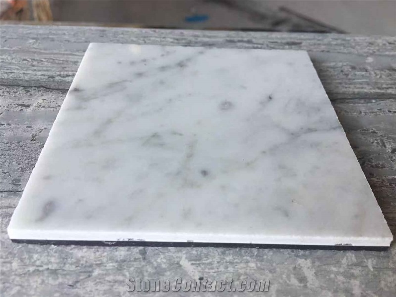 Lightweight Carrara White Plymer Composite Panels