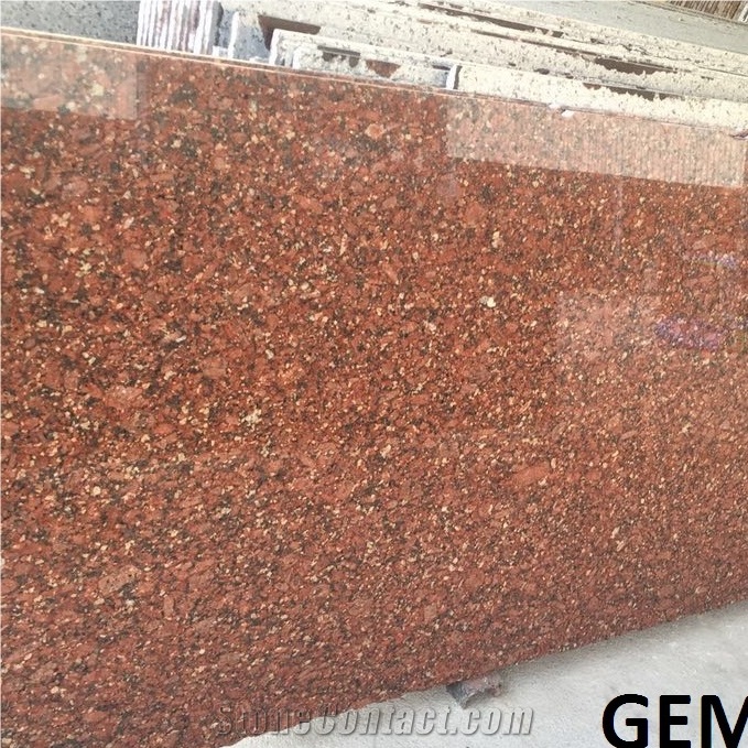 Carmen Red Granite Slabs