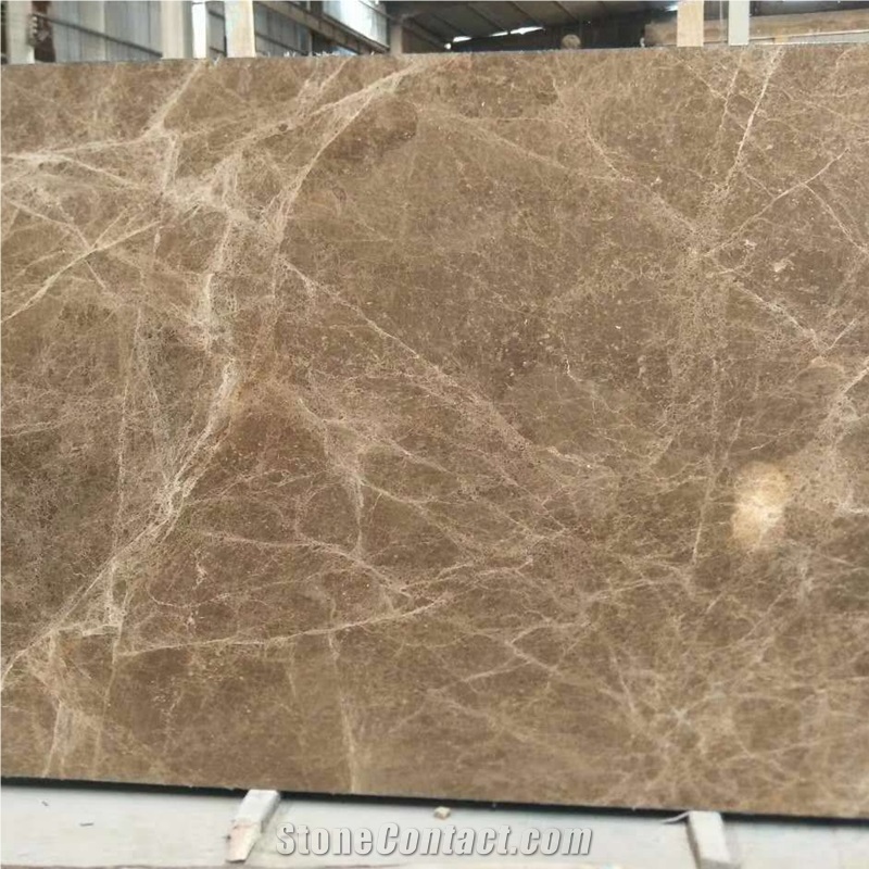 Flower Brown Marble Slabs And Tiles 60X60cm