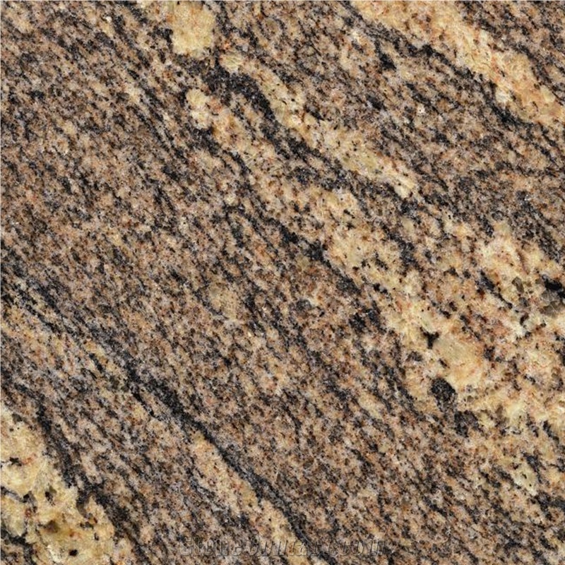 Giallo California Brown Granite Slabs and Floor