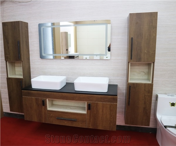 Bathroom Cabinet with Sink Basin