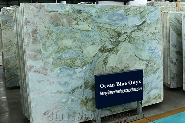 China Nautral Blue Danube Quartzite Slab Wholesale