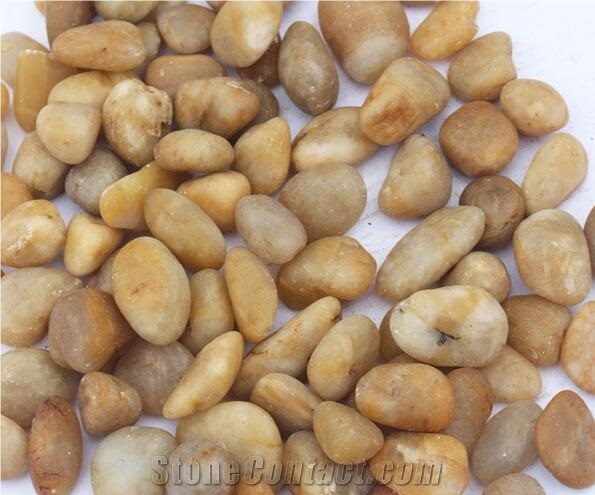 Landscaping Yellow River Rock Pebble Stone
