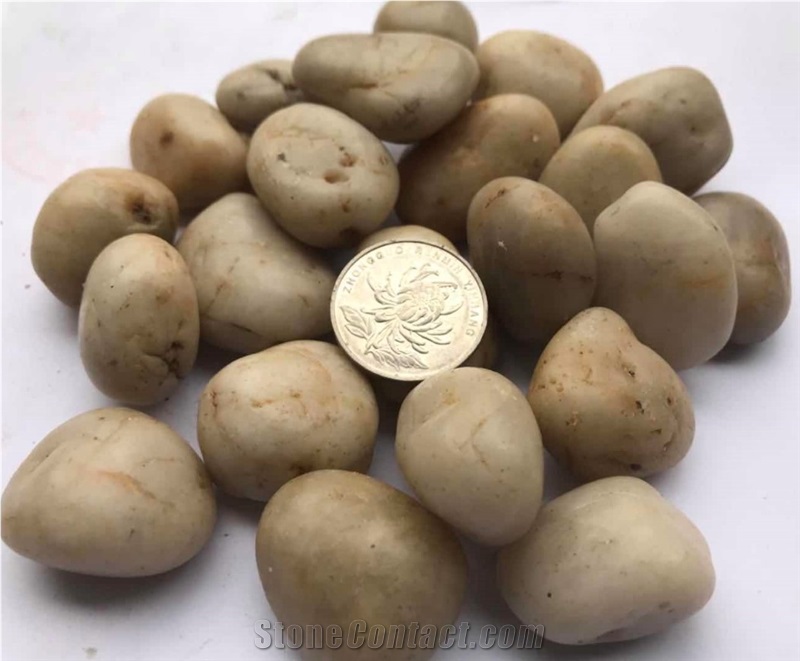 Landscaping Yellow River Rock Pebble Stone