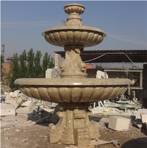 Large Marble Horse Fountain