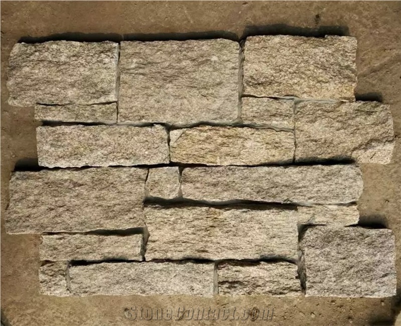 Natural Decorative Cement Back Wall Stone Panels