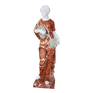 Popular Life Size Stone Polished Girls Sculpture