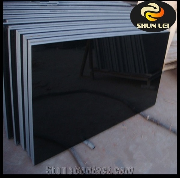 Shanxi Black Granite Slab, Black Granite Tile