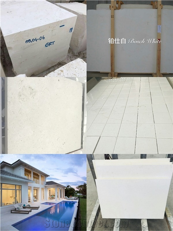 Bosch White Limestone Slabs, Tiles