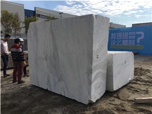 Chinese White Marble Calacatta Taupe Marble Blocks
