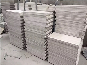 Wooden White Marble Tile