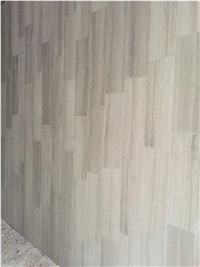 Wooden White Marble Tile