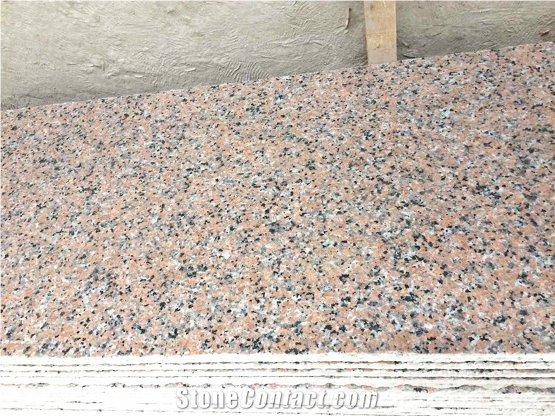 China Rosa Porrino Granite Tiles Small Slabs
