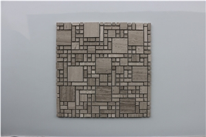 Light Dark Wooden Marble Mosaic,Tiles