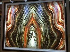 Transparent Backsplash Onyx, Colourful Onyx Wall