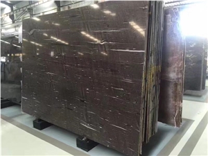 Brown Marquina Marble Tiles Slabs China Hotel