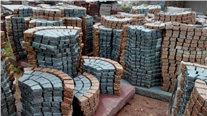 G562 Granite Cube Stone Pavers Setts Net Paste